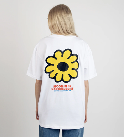 Moomintroll's Flower T-Shirt Unisex - White