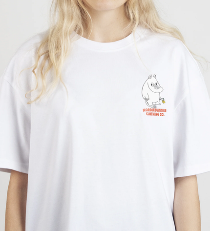 Moomintroll's Flower T-Shirt Unisex - White