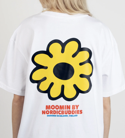 Moomintroll's Flower T-Shirt Unisex - White