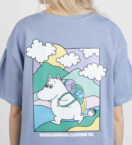 Moomintroll's Adventure T-Shirt Unisex - Blue