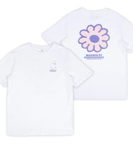 Moomintroll's Flower Everyday T-Shirt Women - White
