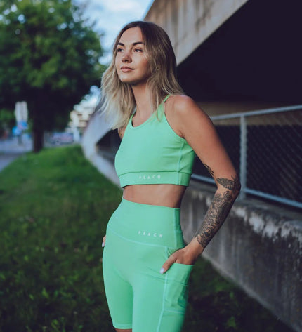 Biker Shorts - Green