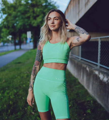 Biker Shorts - Green