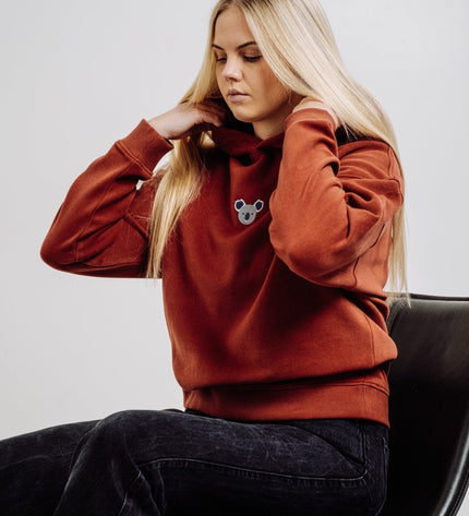 Koala Hoodie - Terracotta