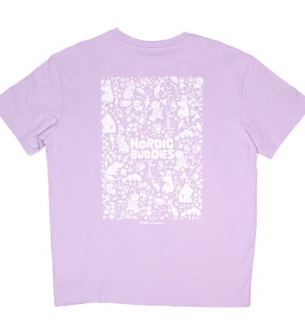 Moomin Heavy Unisex T-shirt - Lilac