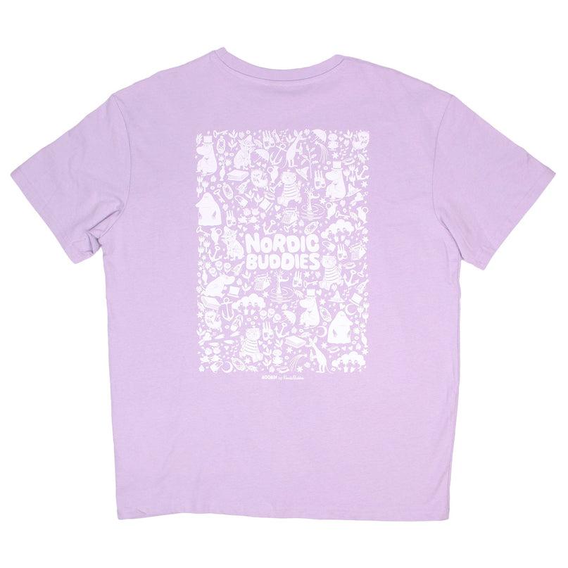 Moomin Heavy Unisex T-shirt - Lilac