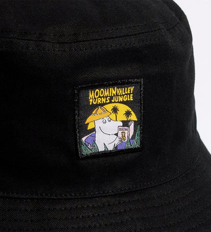 Moomin Jungle Adult Bucket Hat - Black