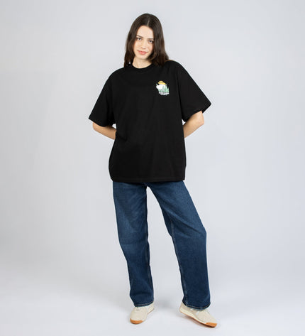 Moomin Jungle Heavy Unisex T-shirt - Black