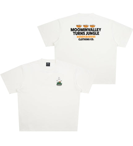 Moomin Jungle Heavy Unisex T-shirt - White