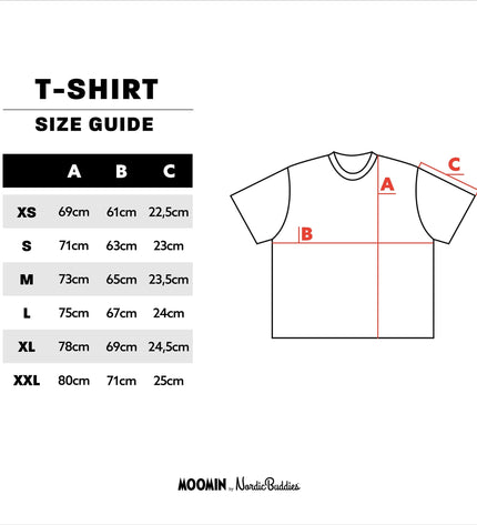 Moomin Jungle Heavy Unisex T-shirt - White