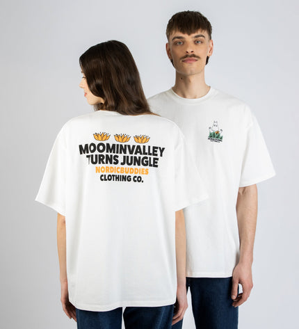 Moomin Jungle Heavy Unisex T-shirt - White