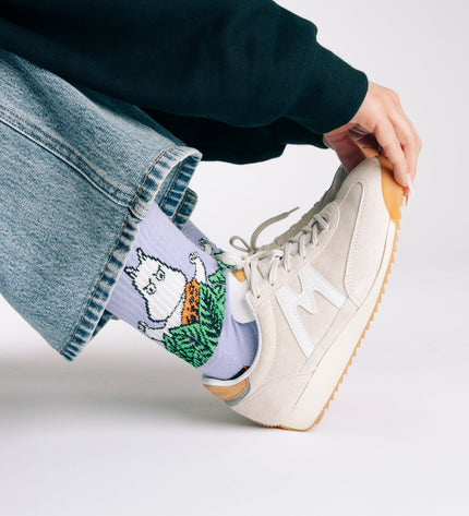 Moomin Jungle Women's Retro Socks - Purple