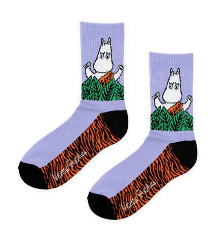 Moomin Jungle Women's Retro Socks - Purple