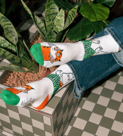 Moomin Jungle Women's Retro Socks - White