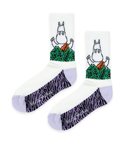 Moomin Jungle Women's Retro Socks - White