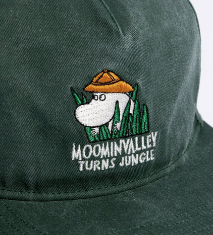 Moomin Washed Denim Adult Cap - Denim Green