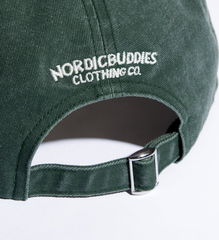Moomin Washed Denim Adult Cap - Denim Green