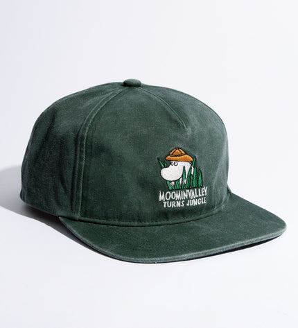 Moomin Washed Denim Adult Cap - Denim Green