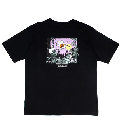 Moomintroll Jungle Heavy Unisex T-shirt - Black