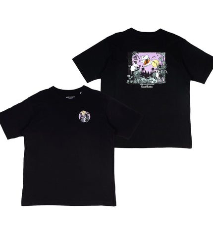 Moomintroll Jungle Heavy Unisex T-shirt - Black