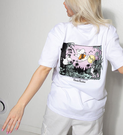 Moomintroll Jungle Heavy Unisex T-shirt - White