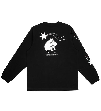 Novels Longsleeve Shirt With Cuffrib Unisex - Black