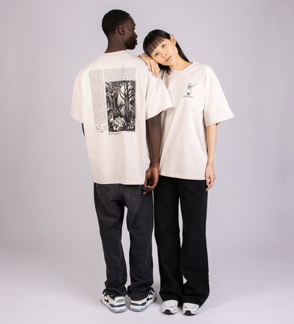 Novels Unisex T-Shirt - Beige