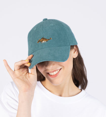 Pippi Corduroy Dad Cap - Petrol