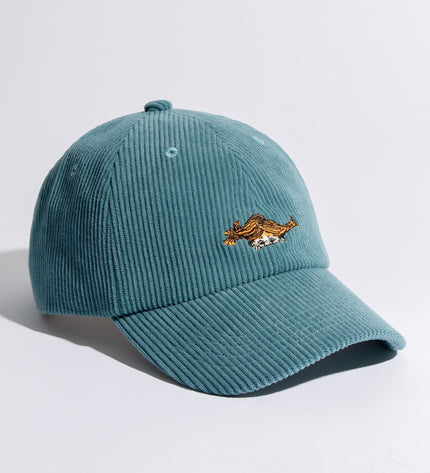 Nordicbuddies Kepurė „Pippi Longstocking Corduroy Dad Cap“ – Petrol