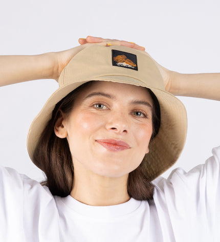 Pippi Longstocking Bucket Hat - Beige