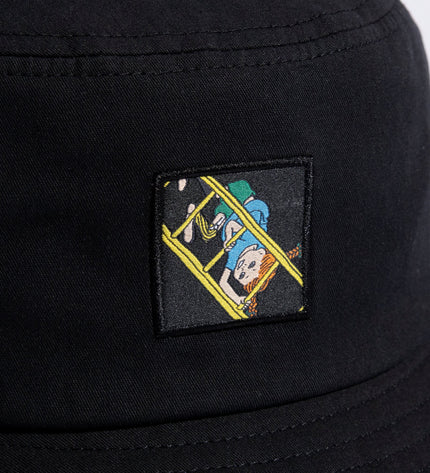 Pippi Longstocking Bucket Hat - Black