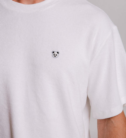 Panda Terry T-shirt - White