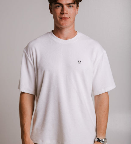 Panda Terry T-shirt - White