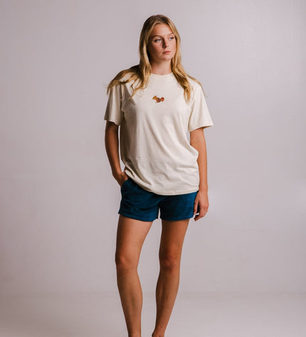 Squirrel T-shirt - Parchment