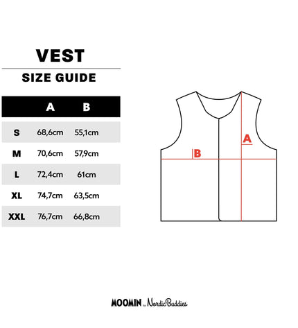 Unisex Vest - Moomintroll Adventure 